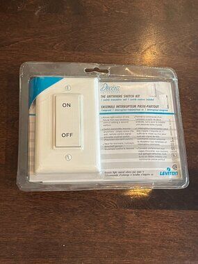 LEVITON DECORA COLLECTION The Anywhere Switch Kit Stairwell Garage Hallway